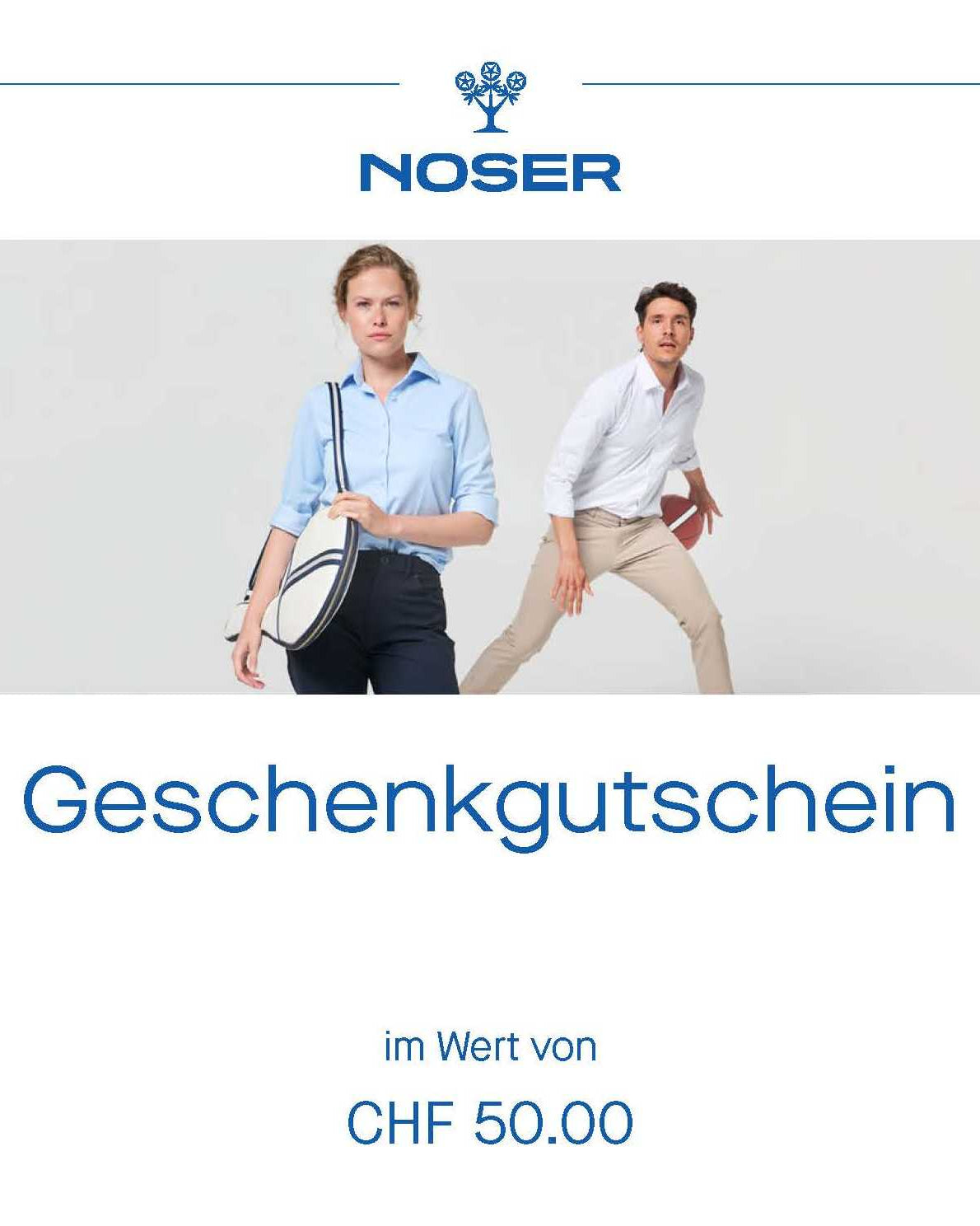 Geschenkgutschein CHF 50.00 - Noser Fashion AG