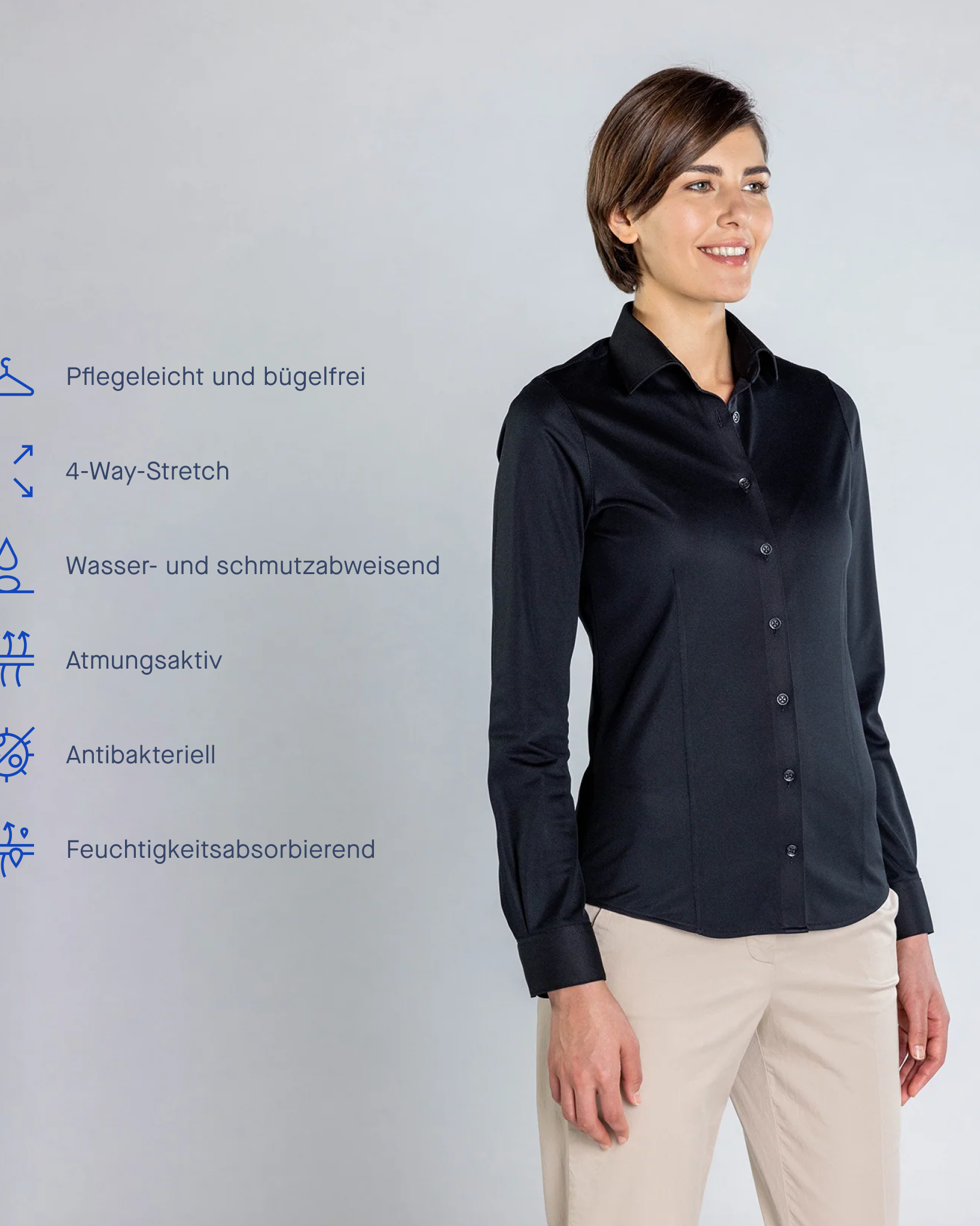 Performance Bluse - Noser Fashion AG