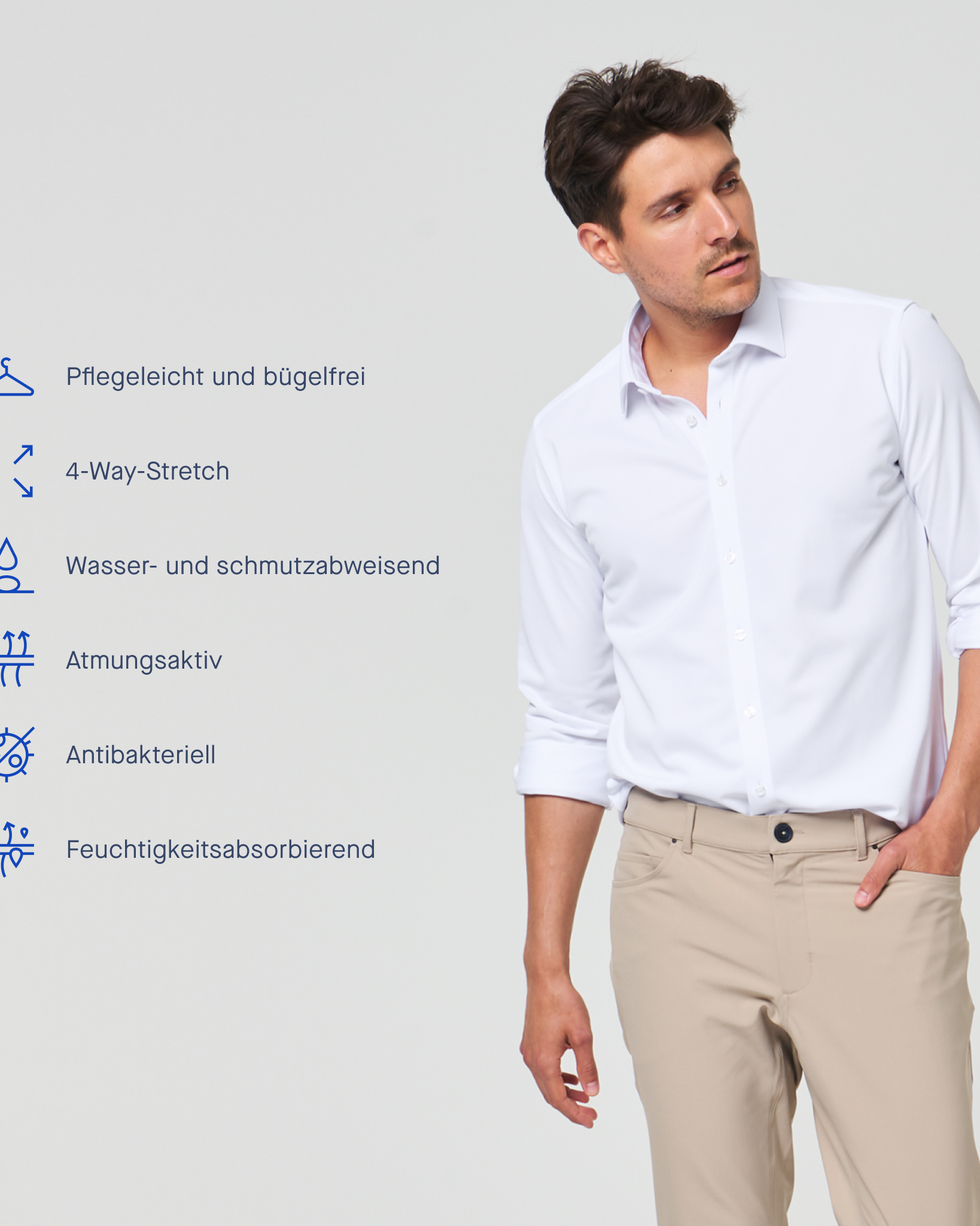 Performance Hemd Weiss - Noser Fashion AG