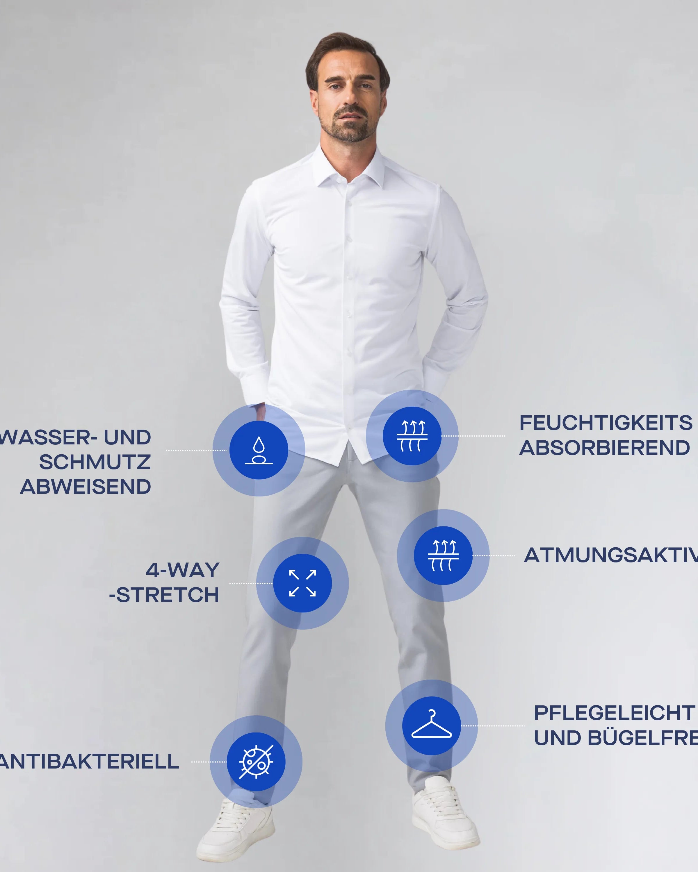 Evolution Hose Herren - Grau - Noser Fashion AG