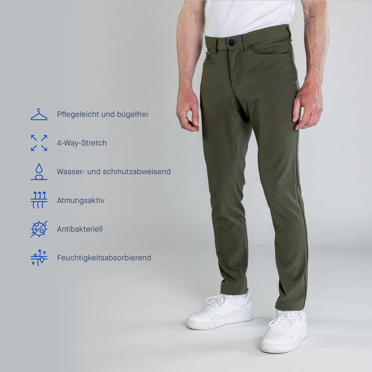 Evolution Hose Herren - Olive - Noser Fashion AG