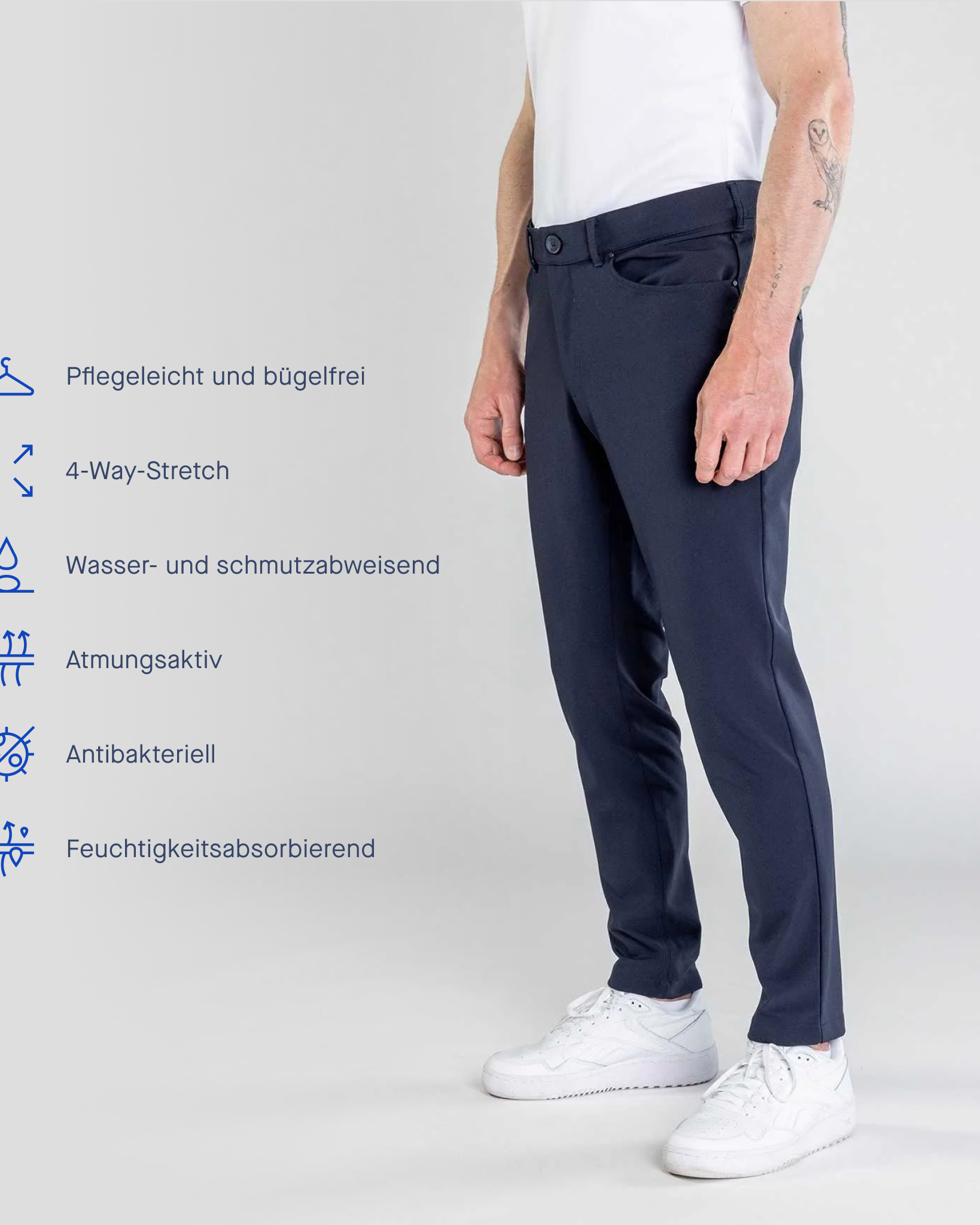 Evolution Hose Herren - Marine - Noser Fashion AG