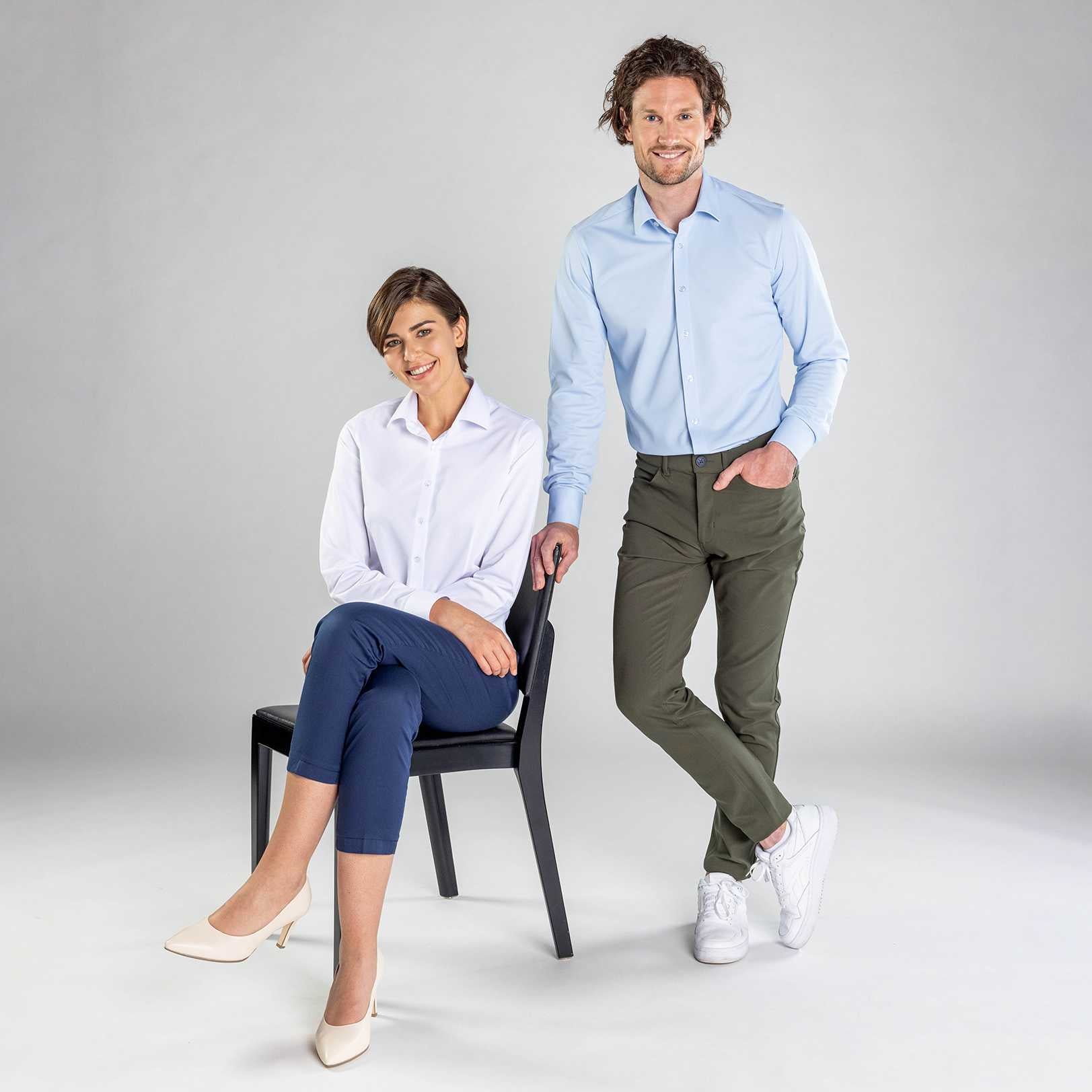 Performance Hemd Hellblau - Noser Fashion AG