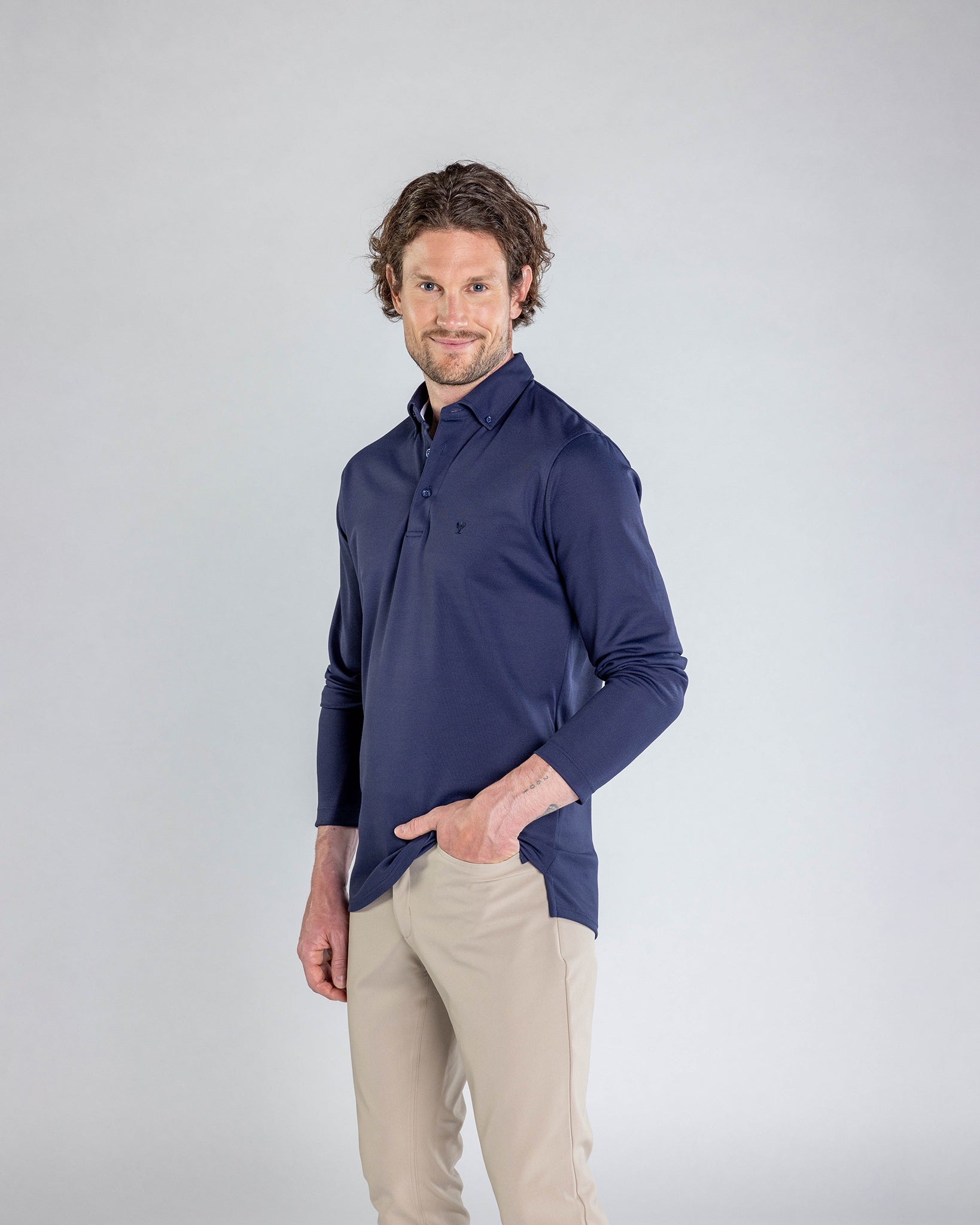 Skill Poloshirt Langarm Herren - Noser Fashion AG