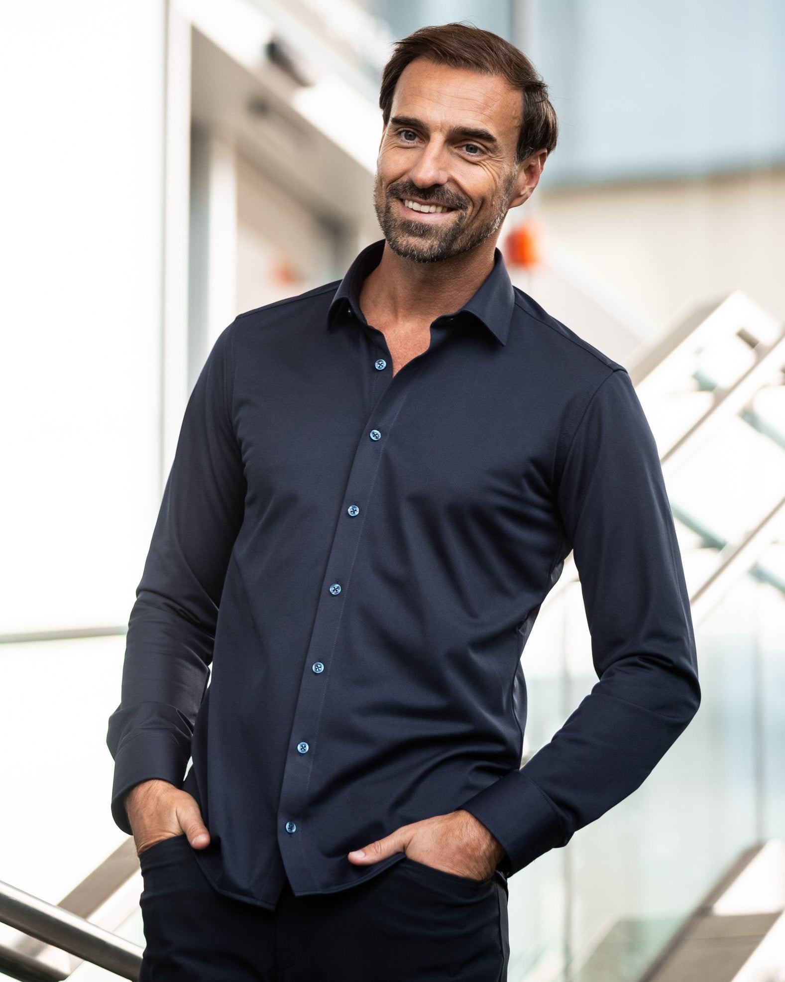 Performance Hemd Marine - Noser Fashion AG