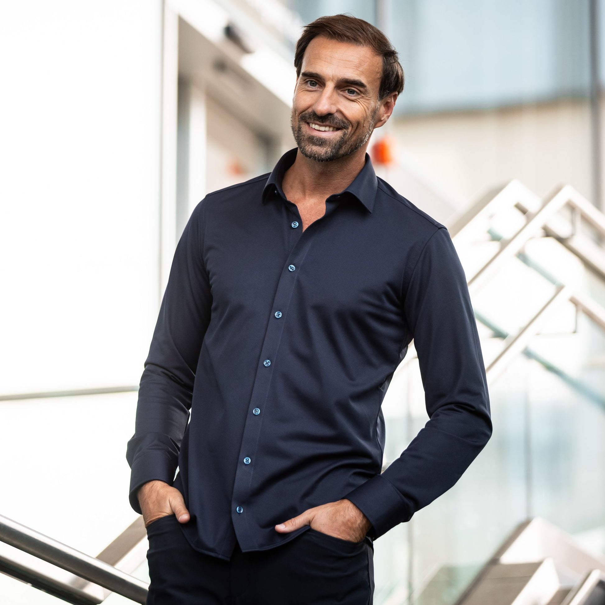 Performance Hemd Marine - Noser Fashion AG