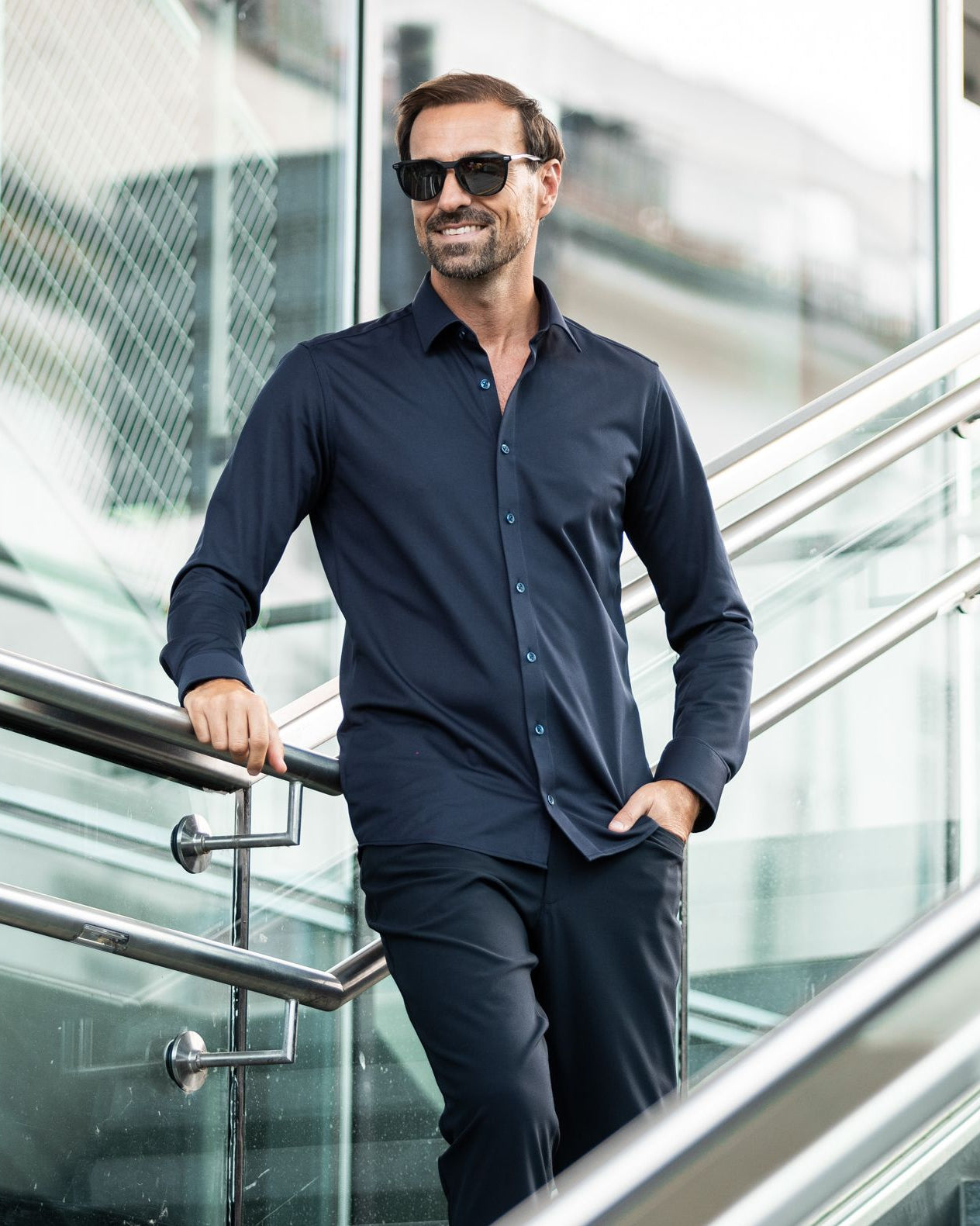 Performance Hemd Marine - Noser Fashion AG