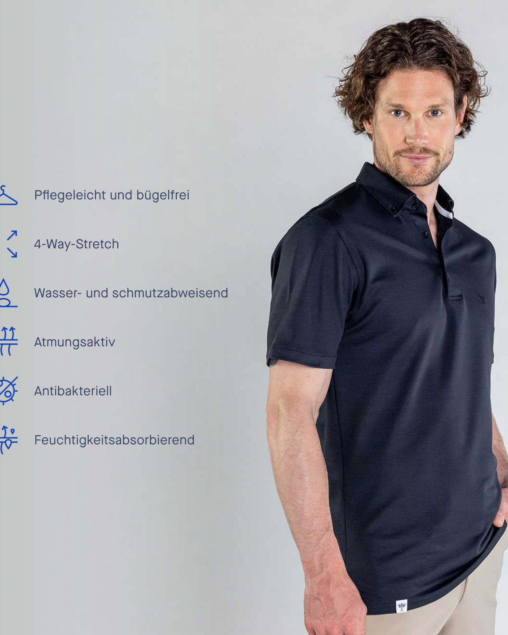 Performance Poloshirt Herren (ohne Etavis Logo) - Noser Fashion AG