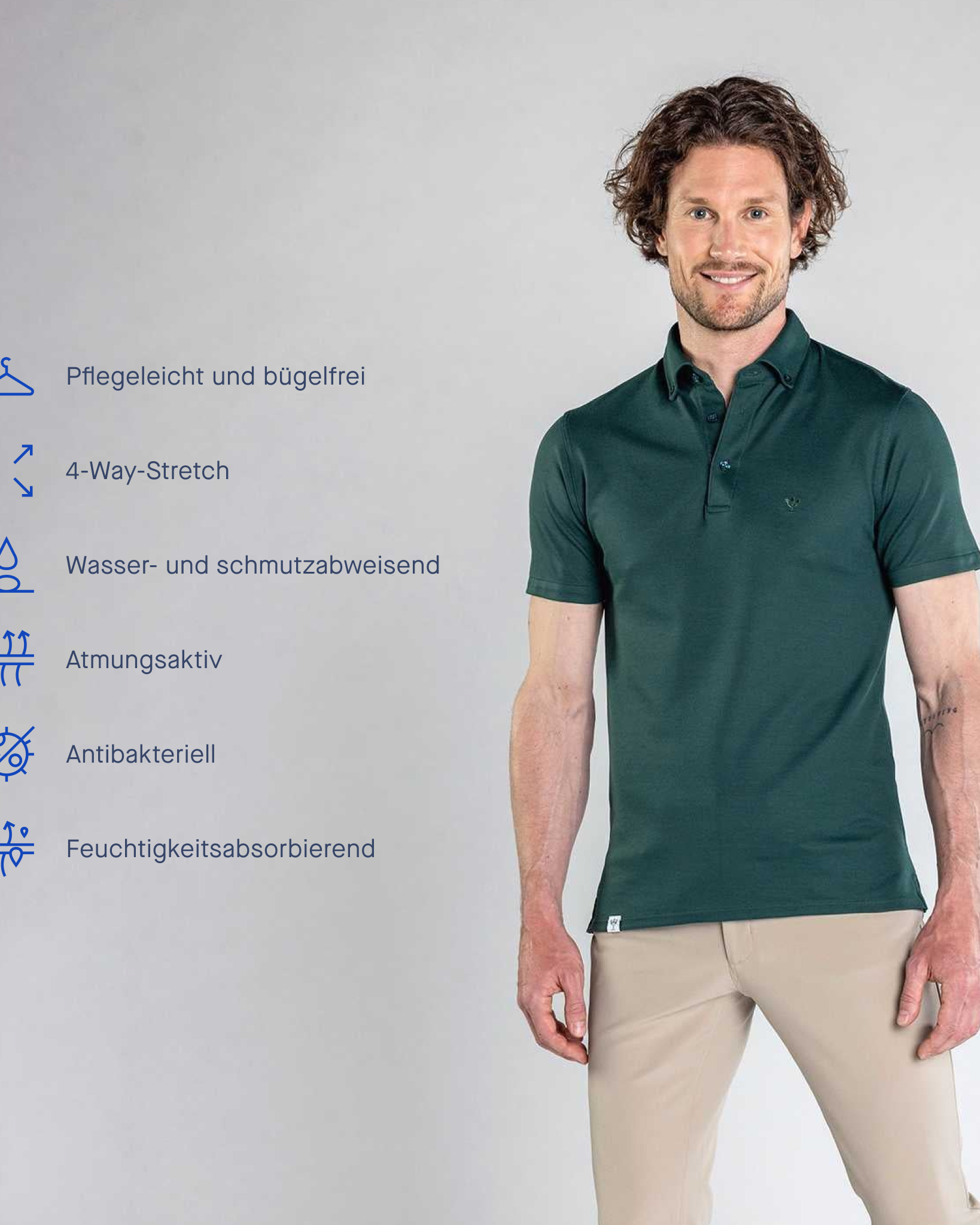 Performance Poloshirt Herren (ohne Etavis Logo) - Noser Fashion AG