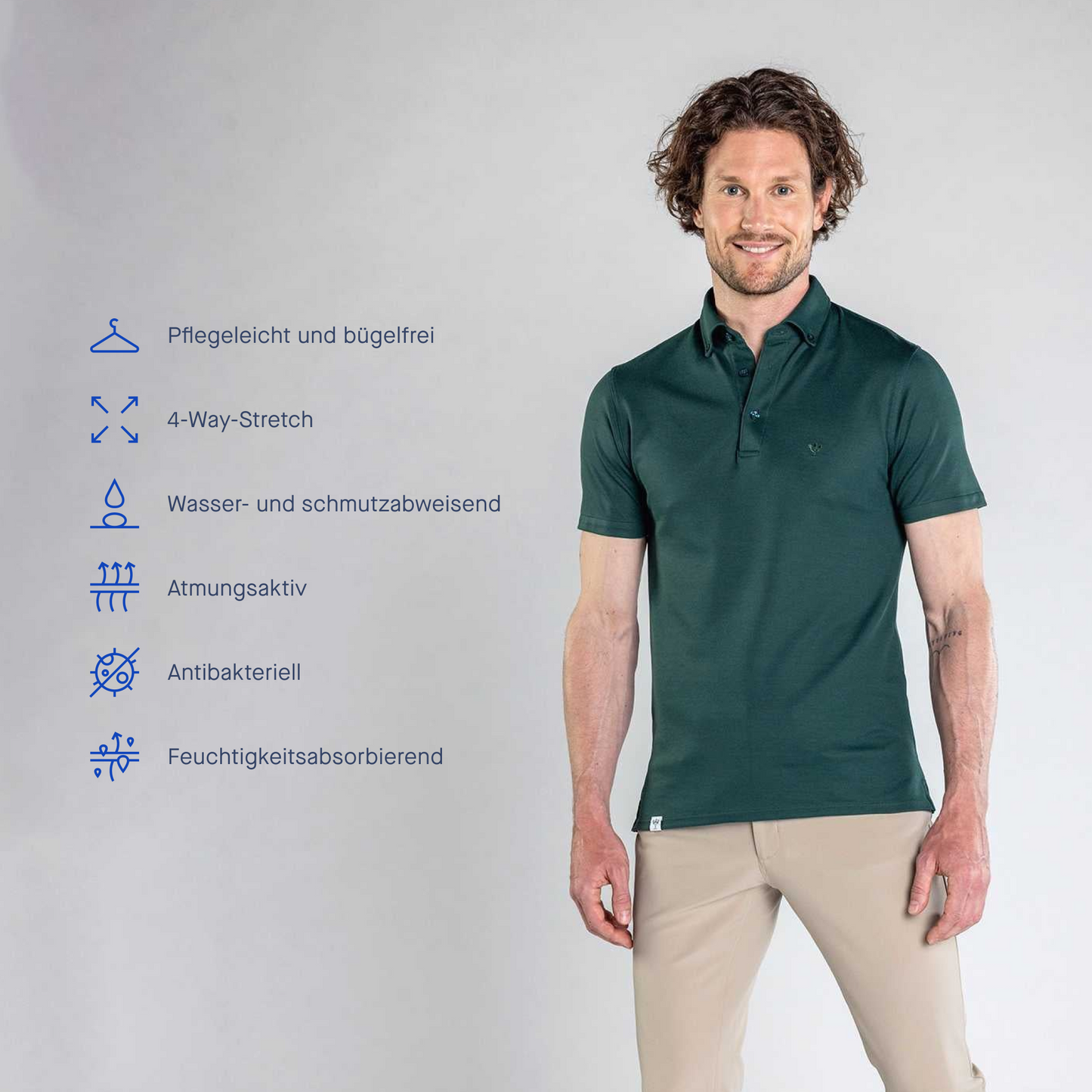 Performance Poloshirt Herren (ohne Etavis Logo) - Noser Fashion AG