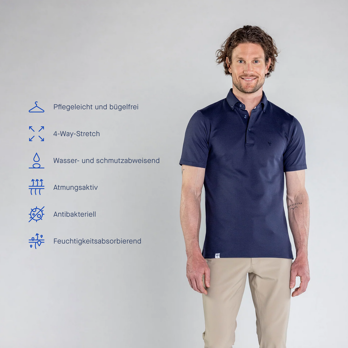 Performance Poloshirt Herren (ohne Etavis Logo) - Noser Fashion AG