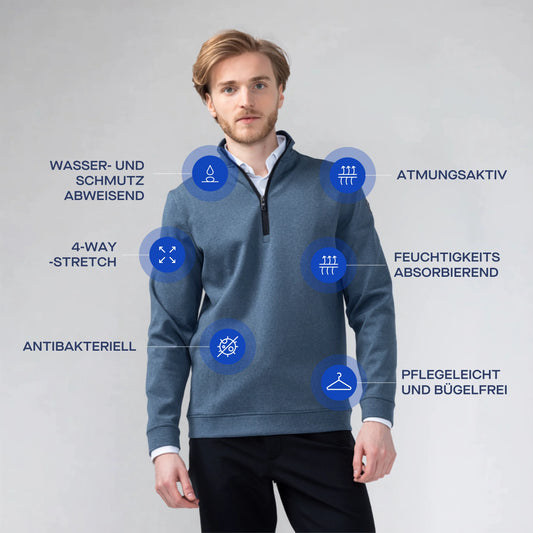 Pace Quarter Zip Pullover Herren