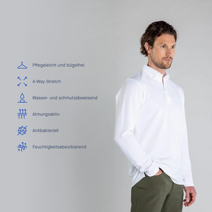 Skill Poloshirt Langarm Herren - Noser Fashion AG