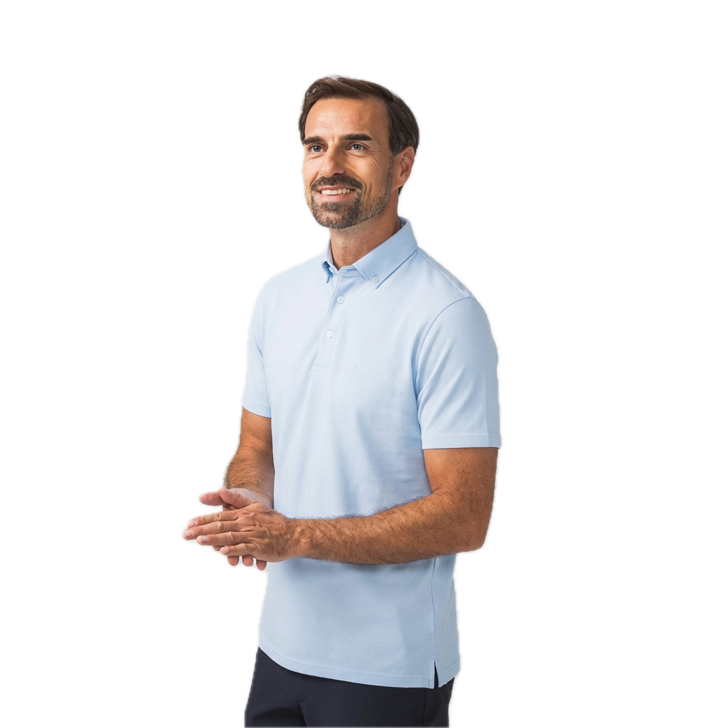 Faltenfreies Polo